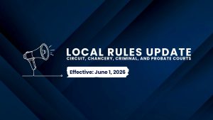 Local Rules Update – Effective: June 1, 2026